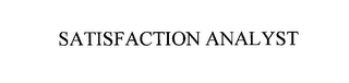 SATISFACTION ANALYST