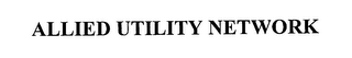 ALLIED UTILITY NETWORK