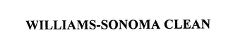 WILLIAMS-SONOMA CLEAN