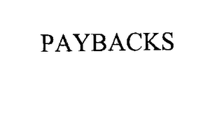 PAYBACKS