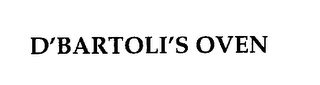 D'BARTOLI'S OVEN