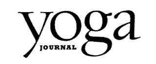 YOGA JOURNAL