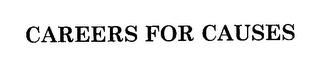 CAREERS FOR CAUSES