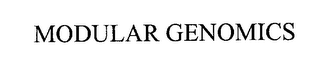 MODULAR GENOMICS