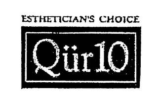 ESTHETICIAN'S CHOICE QUR 10