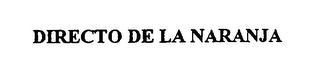DIRECTO DE LA NARANJA