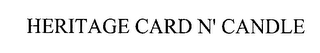 HERITAGE CARD N' CANDLE