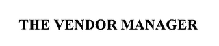 THE VENDOR MANAGER