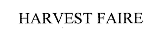 HARVEST FAIRE