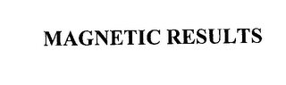 MAGNETIC RESULTS