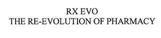 RX EVO THE RE-EVOLUTION OF PHARMACY