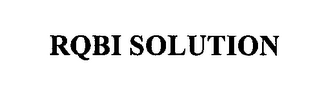 RQBI SOLUTION