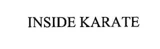 INSIDE KARATE