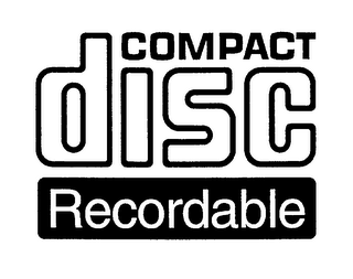 COMPACT DISC RECORDABLE