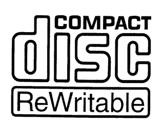 COMPACT DISC REWRITABLE
