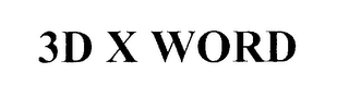 3D X WORD