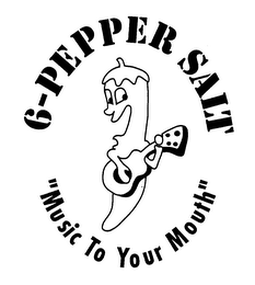 6-PEPPER SALT "MUSIC TO YOUR MOUTH"