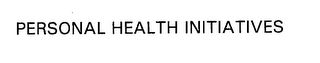 PERSONAL HEALTH INITIATIVES