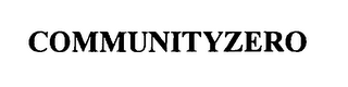 COMMUNITYZERO