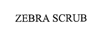 ZEBRA SCRUB