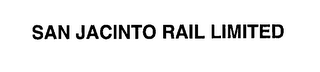 SAN JACINTO RAIL LIMITED