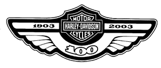 1903 HARLEY-DAVIDSON MOTOR CYCLE 2003 100