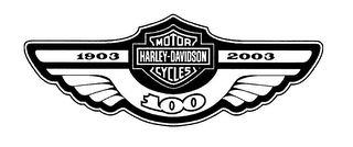 1903 HARLEY-DAVIDSON MOTOR CYCLES 2003 100