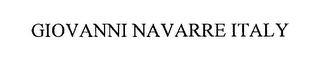 GIOVANNI NAVARRE ITALY