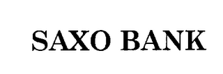 SAXO BANK