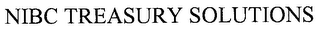 NIBC TREASURY SOLUTIONS