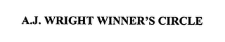 A.J. WRIGHT WINNER'S CIRCLE