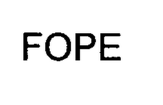 FOPE