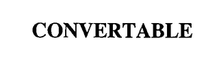 CONVERTABLE