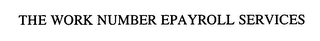 THE WORK NUMBER EPAYROLL SERVICES