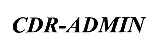 CDR-ADMIN