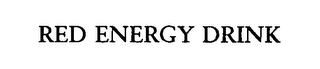 RED ENERGY DRINK