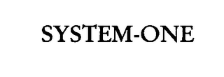 SYSTEM-ONE