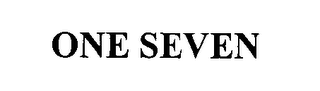 ONE SEVEN