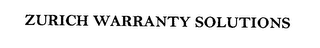 ZURICH WARRANTY SOLUTIONS