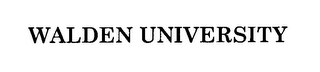WALDEN UNIVERSITY