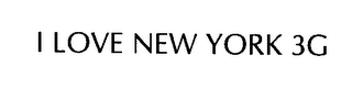 I LOVE NEW YORK 3G