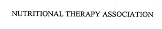 NUTRITIONAL THERAPY ASSOCIATION