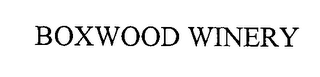 BOXWOOD WINERY