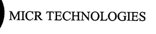 MICR TECHNOLOGIES