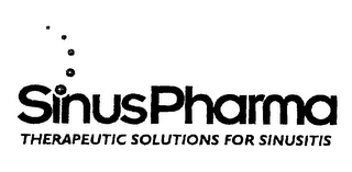 SINUSPHARMA THERAPEUTIC SOLUTIONS FOR SINUSITIS