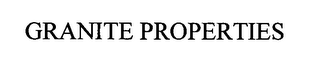 GRANITE PROPERTIES