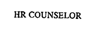 HR COUNSELOR