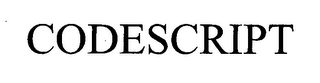 CODESCRIPT