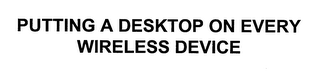 PUTTING A DESKTOP ON EVERY WIRELESS DEVICE