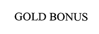 GOLD BONUS